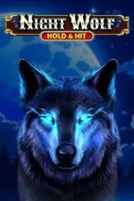 Night Wolf Hold & Hit – Mystical glowing blue wolf slot